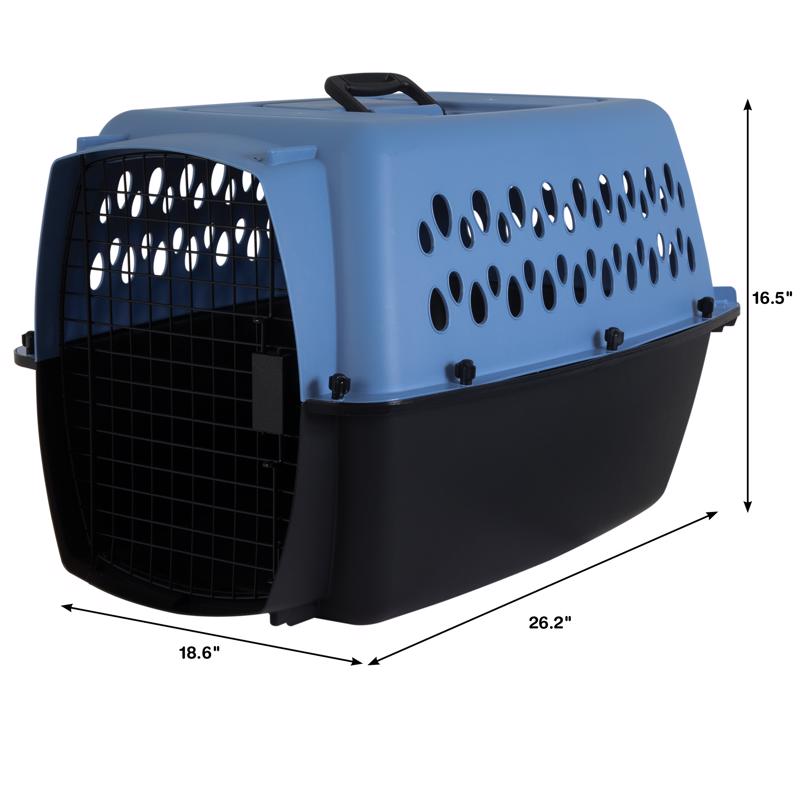 Aspen Pet Plastic Pet Porter Multicolored 18.6 in. H X 16.5 in. W X 26.2 in. D