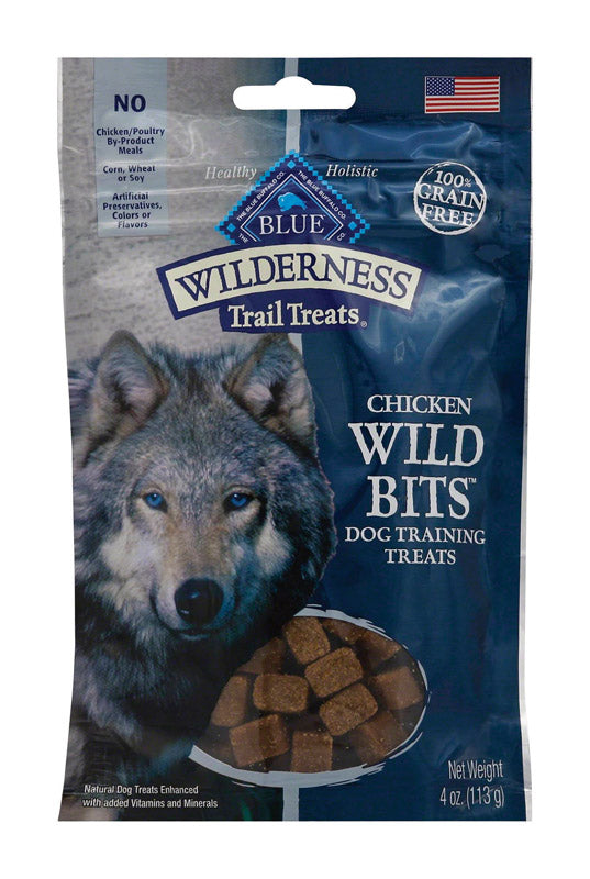 Blue Buffalo Blue Wilderness Chicken Grain Free Treats For Dog 4 oz