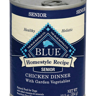 Blue Buffalo Senior Chicken Dinner Wet Dog Food 12.5 oz