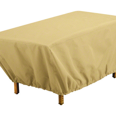 Classic Accessories 18 in. H X 25 in. W X 48 in. L Brown Polyester Coffee Table Cover