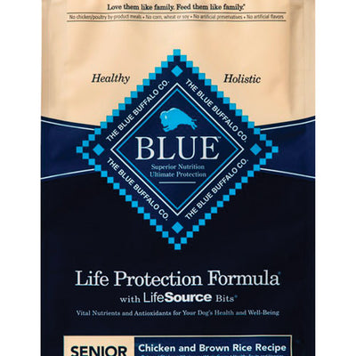 Blue Buffalo Life Protection Formula Senior Chicken and Brown Rice Dry Dog Food 5 lb