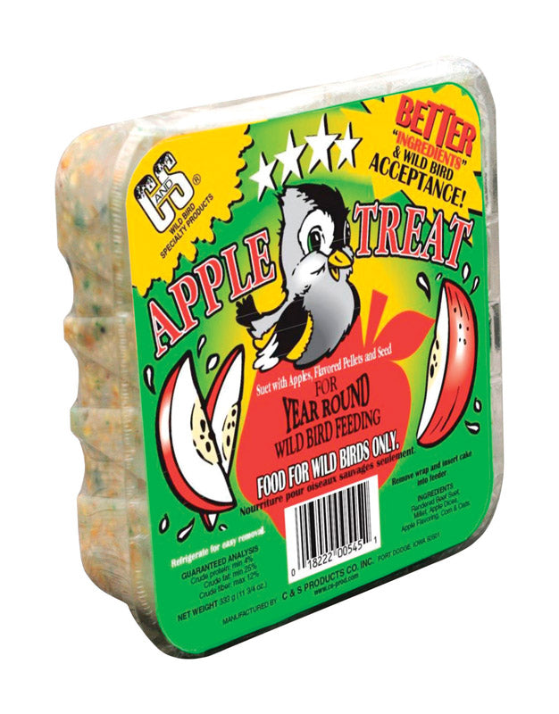 C&S Products Apple Treat Wild Bird Food 11.75 oz