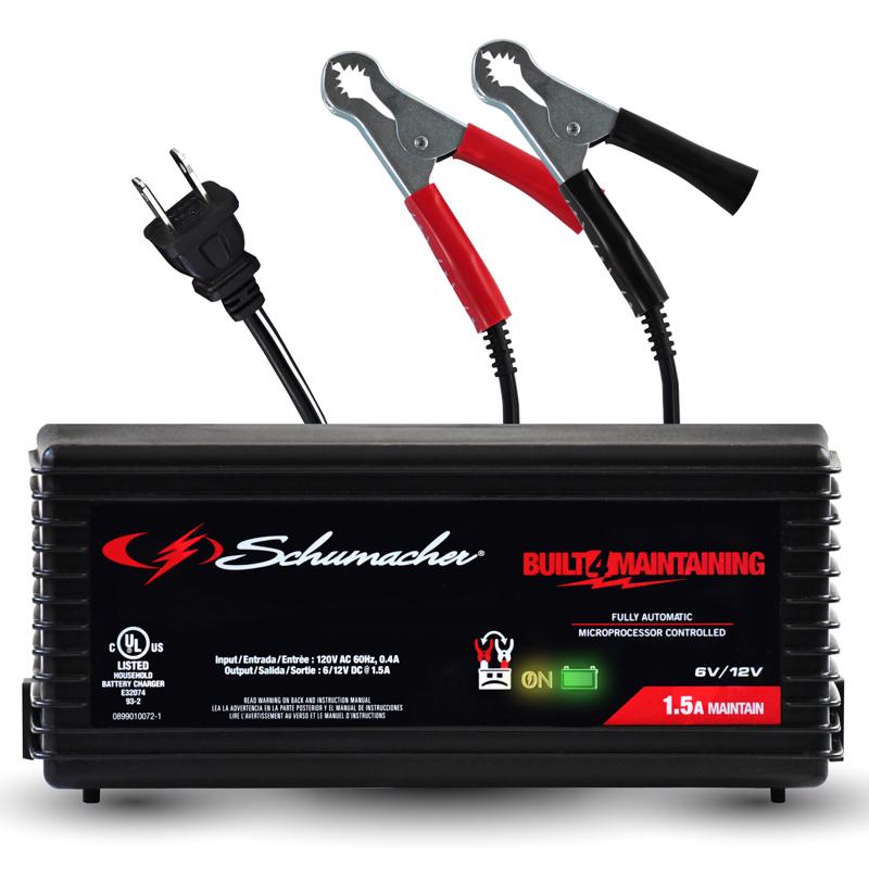 Schumacher Automatic 12 V 1.5 amps Battery Charger/Maintainer