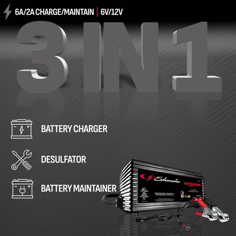 Schumacher Automatic 12 V 1.5 amps Battery Charger/Maintainer