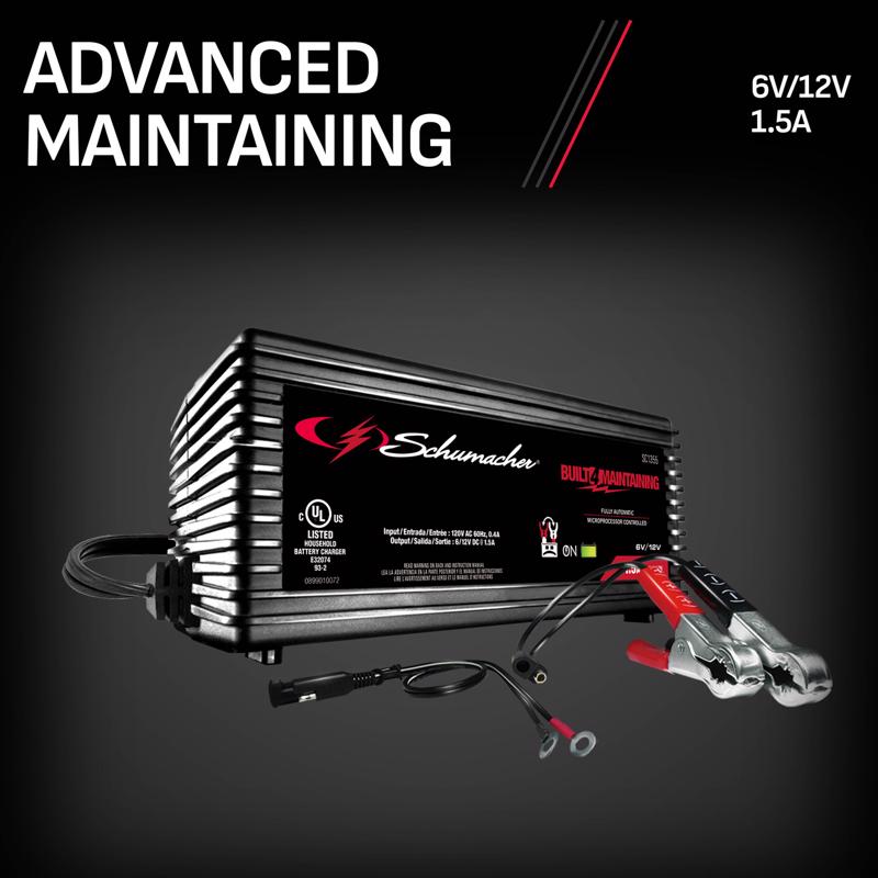 Schumacher Automatic 12 V 1.5 amps Battery Charger/Maintainer