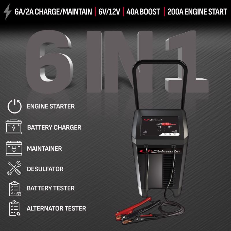 Schumacher Automatic 12 V 200 amps Battery Charger/Engine Starter