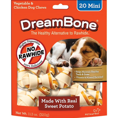 DreamBone Chicken/Sweet Potato Chews For Dogs 24 pk