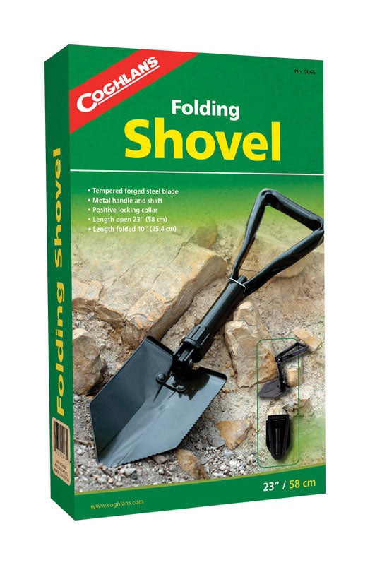 Coghlan's Black Shovel 9.625 in. H X 1.125 in. W X 23 in. L