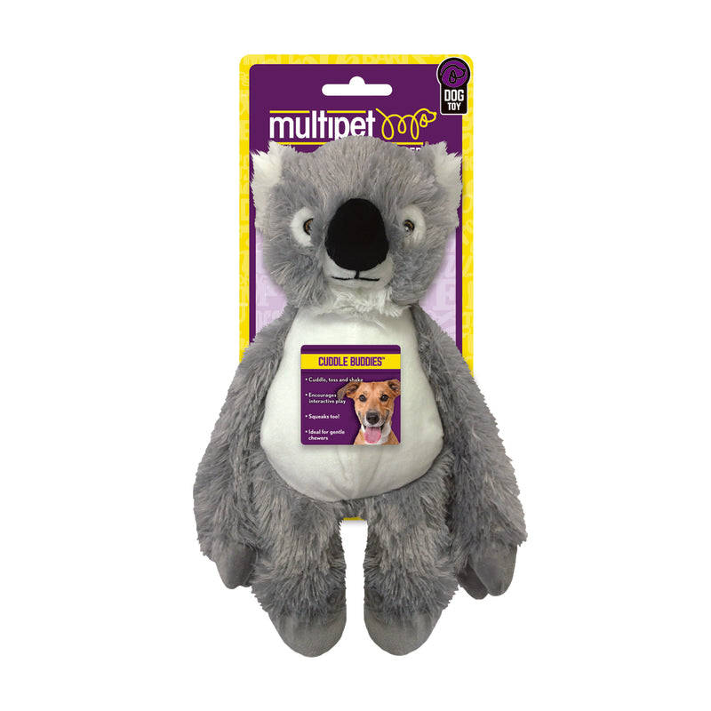 Multipet Bark Buddies Assorted Polyester Squeaky Dog Toy Medium