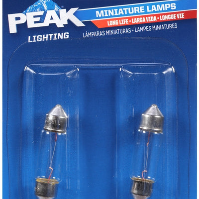 Peak Halogen Indicator Miniature Automotive Bulb 6418