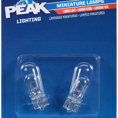 Peak Incandescent Indicator Miniature Automotive Bulb 194