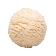HuggleHounds For Dog Beige Fleece Ball Dog Toy Small
