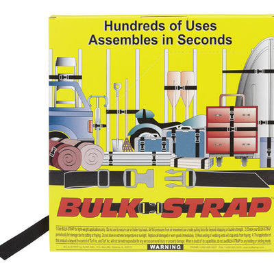 Bulk-Strap 1 in. W X 300 ft. L Black Webbing 200 lb