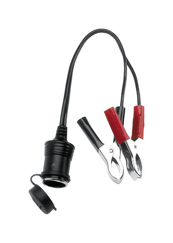 Custom Accessories 12 V Black Universal Battery Clips and Socket