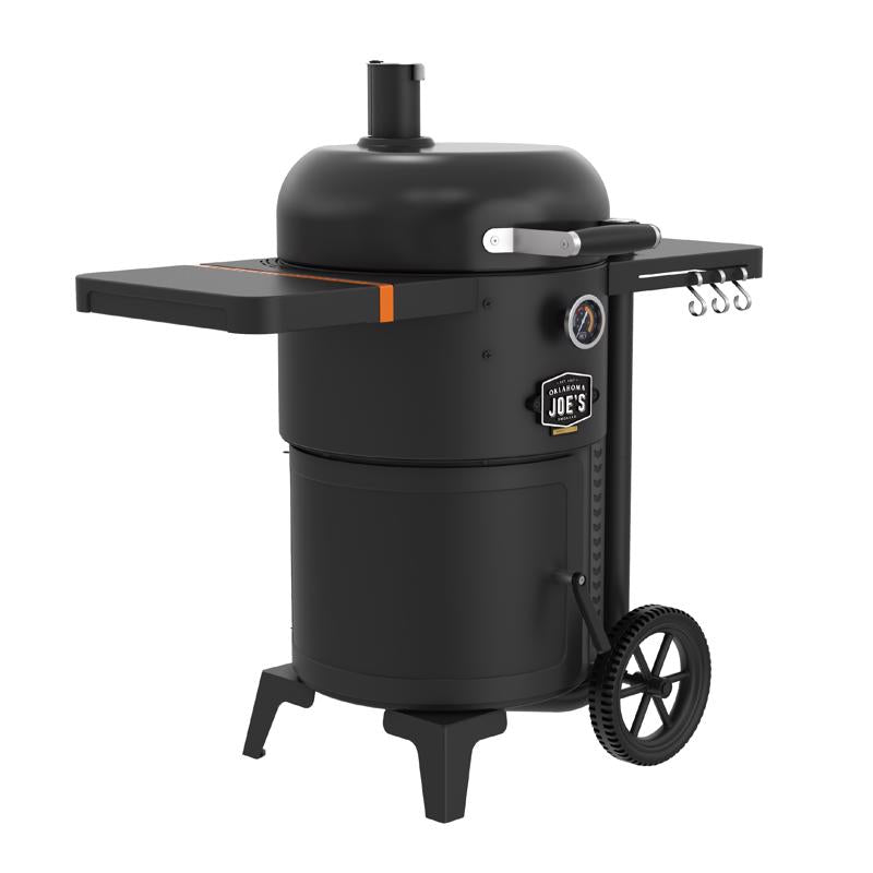 Oklahoma Joe's Bronco Charcoal/Wood Drum Smoker Black