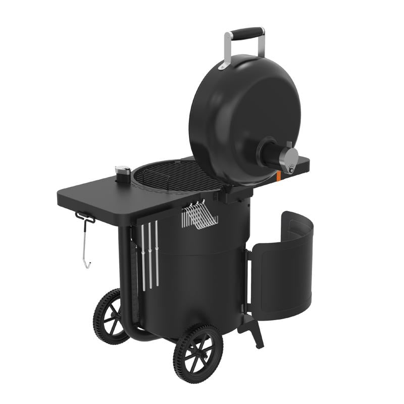 Oklahoma Joe's Bronco Charcoal/Wood Drum Smoker Black