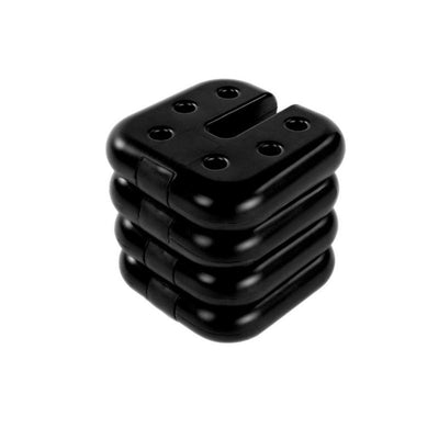 Crown Shade 5 lb Black Plastic Weight Plate