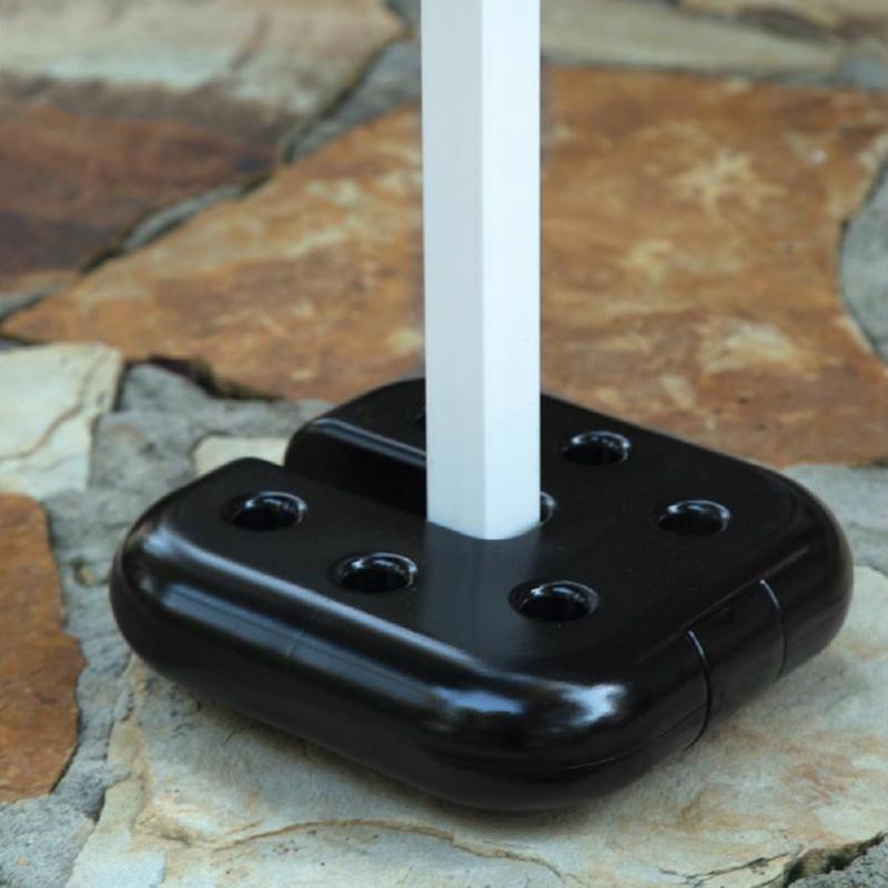 Crown Shade 5 lb Black Plastic Weight Plate