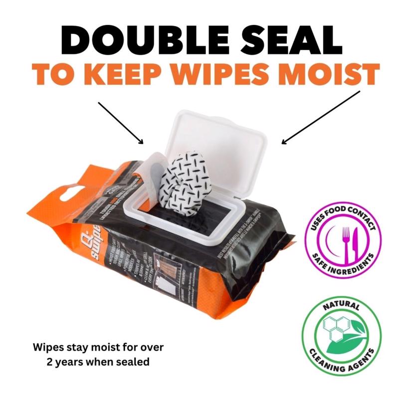 Proud Grill Q-Swiper Grill Cleaner 8 in. L X 6 in. W 40 pc