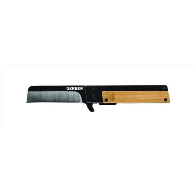 Gerber Quadrant Bamboo Brown 7CR17MOV Steel 5-6 in. Folding Knife