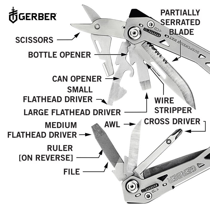 Gerber Suspension NXT Silver Butterfly Multi Tool