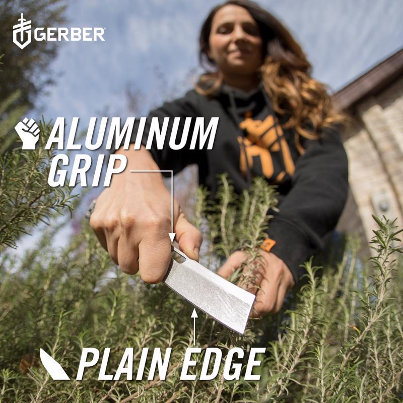 Gerber Flatiron Black 7CR17MOV Steel > 6 in. Folding Knife