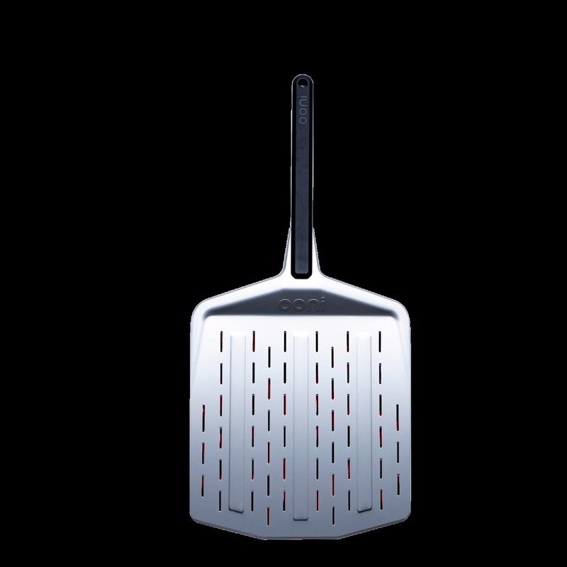 Ooni 12 in Perforated Black/Silver Pizza Peel