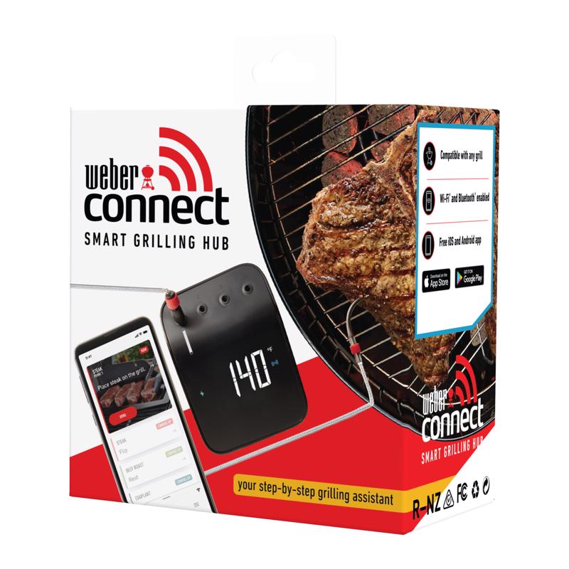 Weber Connect Digital WiFi Enabled Bluetooth Enabled Grill/Meat Thermometer