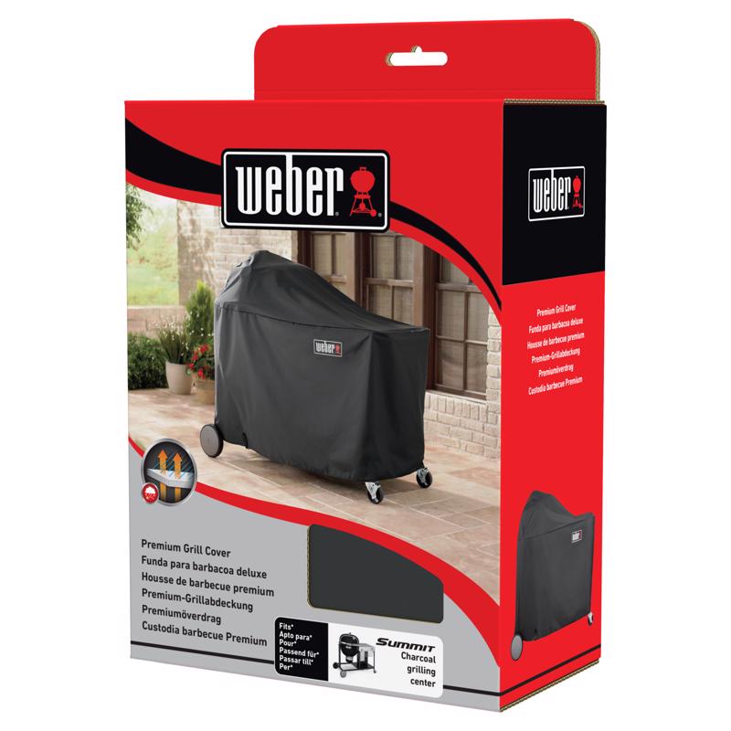Weber Kamado S6 and Grill Center Black Grill Cover