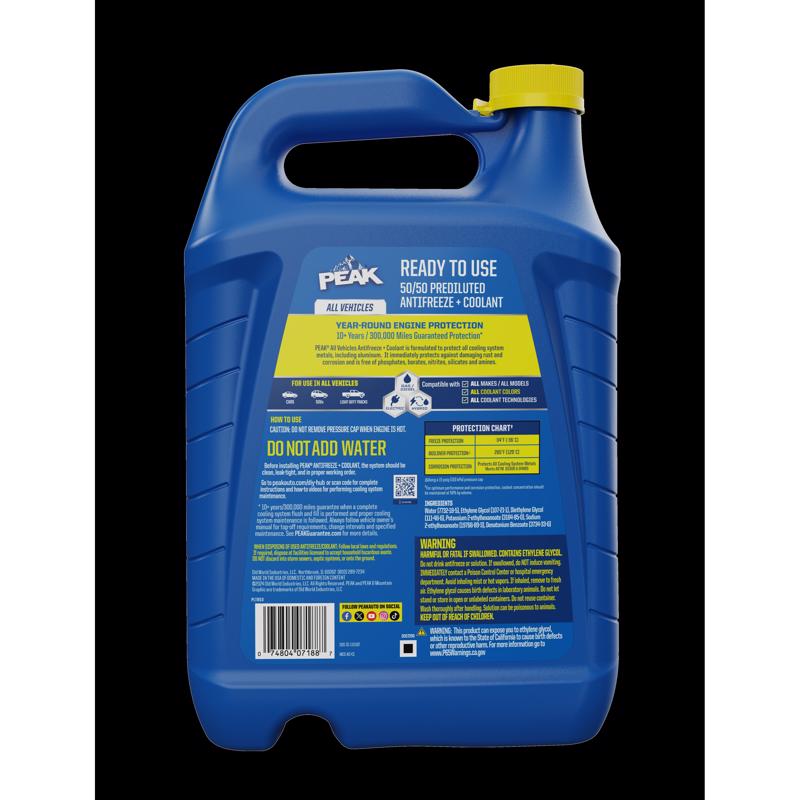Peak 10X 50/50 Antifreeze/Coolant 1 gal
