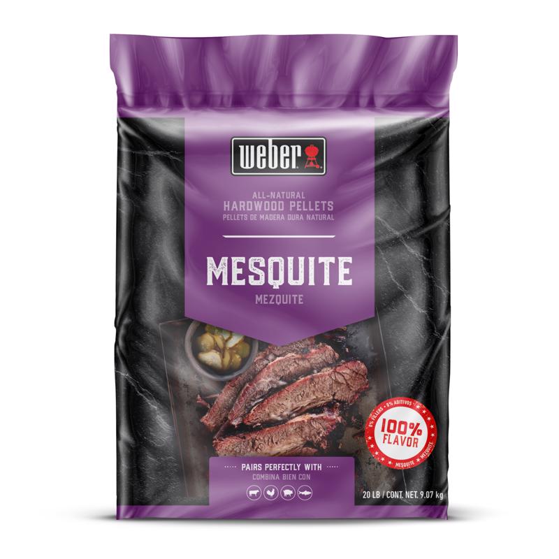 Weber Hardwood Pellets All Natural Mesquite 20 lb