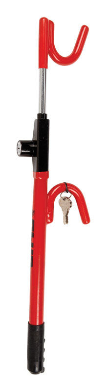 The Club Red Steering Wheel Lock For Fit Most Vehicles