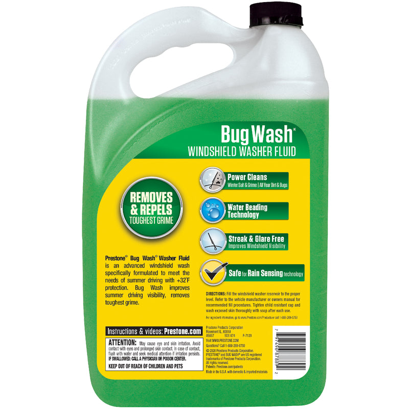 Prestone Bug Wash 32 deg Windshield Washer Fluid 1 gal