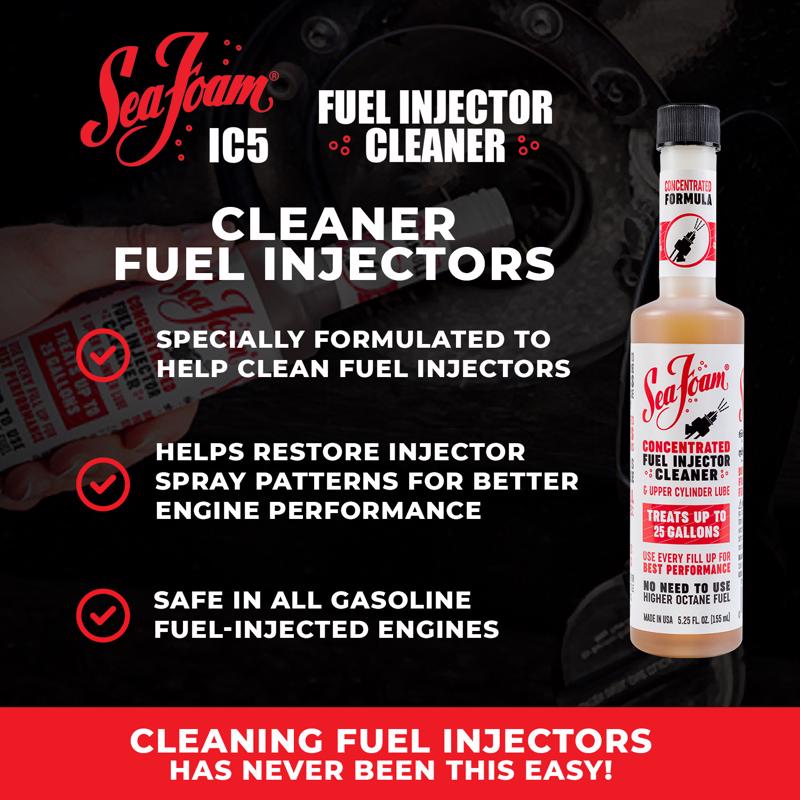 Sea Foam Gasoline Fuel Injector Cleaner 5.25 oz