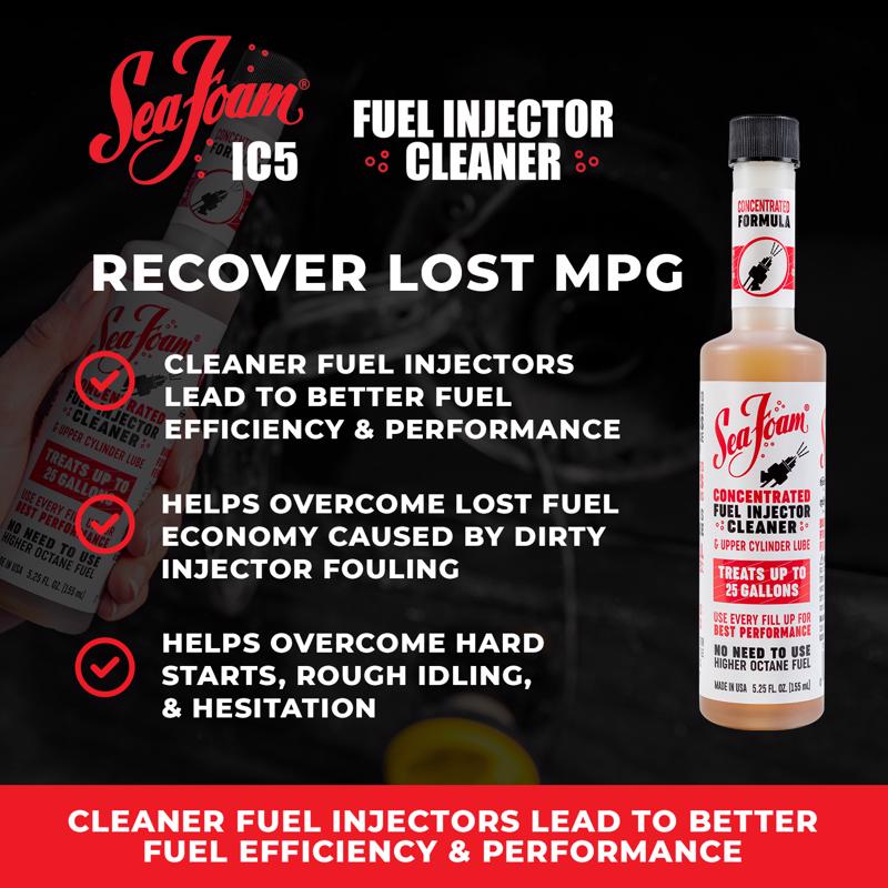 Sea Foam Gasoline Fuel Injector Cleaner 5.25 oz