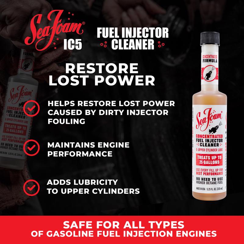 Sea Foam Gasoline Fuel Injector Cleaner 5.25 oz