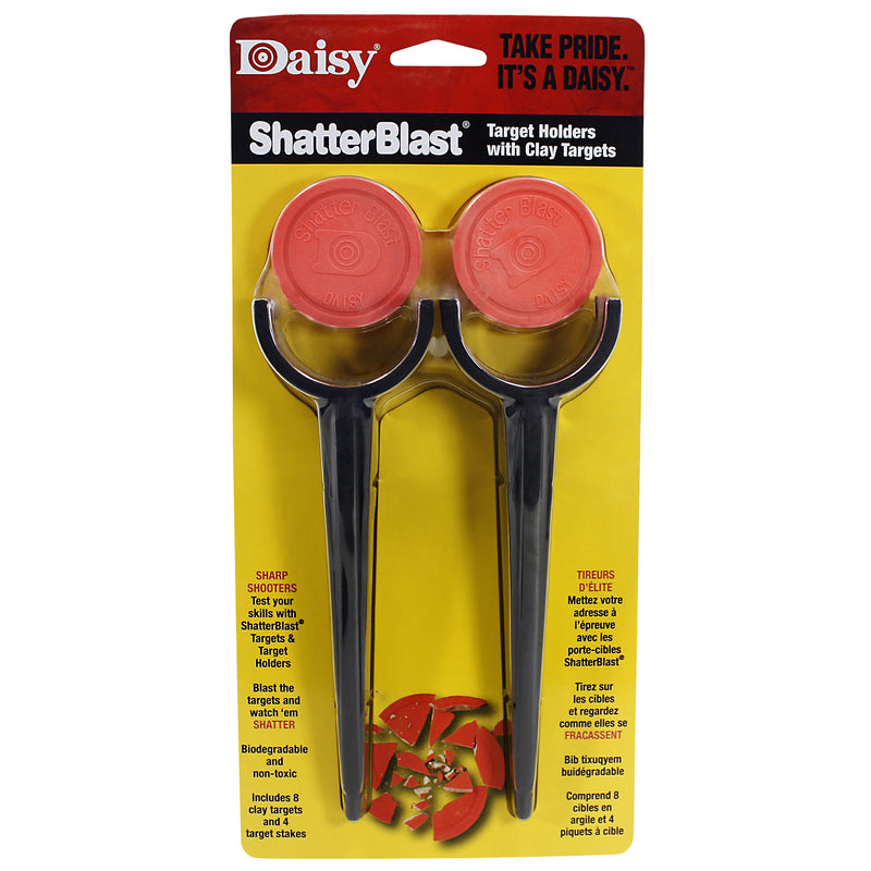 Daisy ShatterBlast Target Holders with Clay Targets