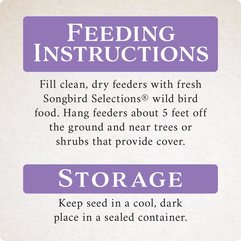 Songbird Selections Wild Finch Feast with Nyjer Wild Bird Food 10 lb