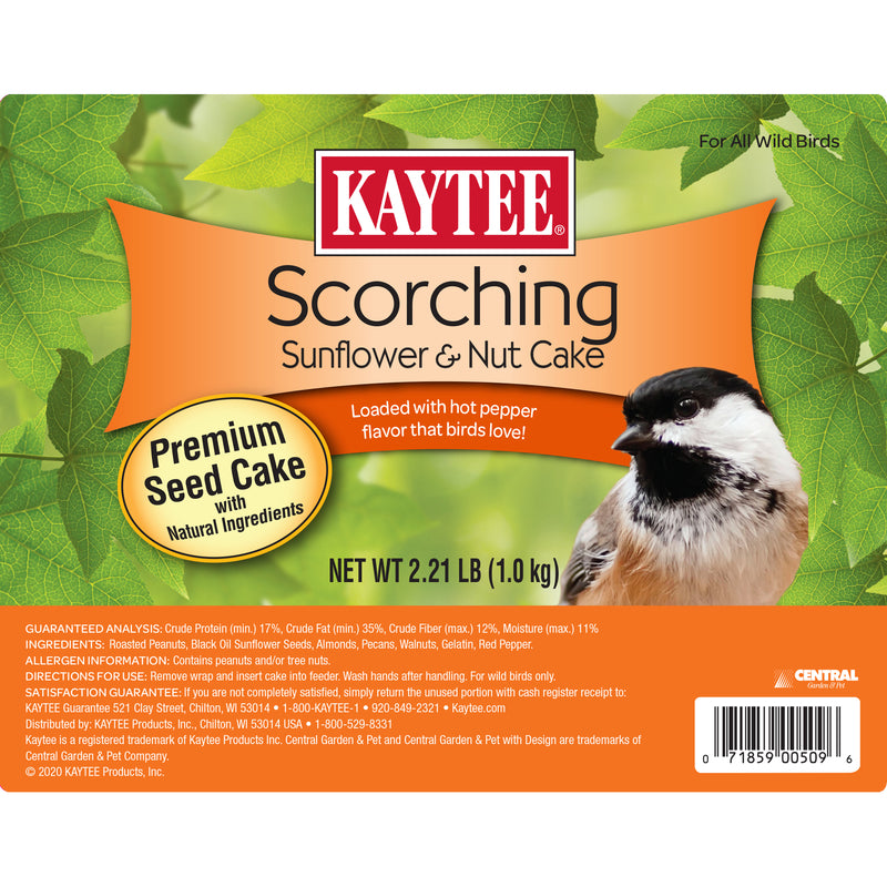 Kaytee Scorching Seed and Nut Cake 2.2 lb