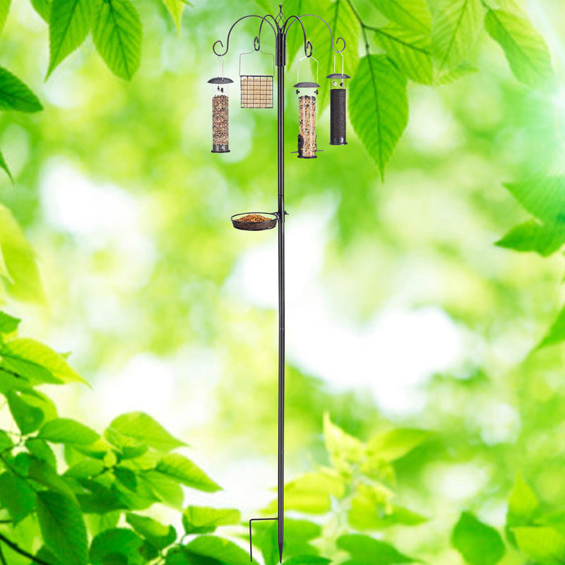 North States 84 in. H Bird Feeder Pole