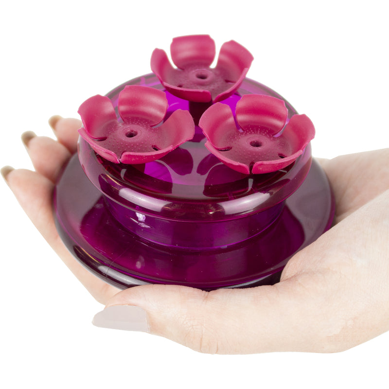 Perky-Pet Hummingbird 2 oz Plastic Handheld Nectar Bird Feeder 3 ports