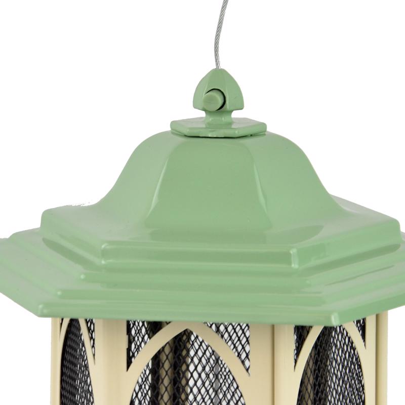 Perky-Pet Wild Bird and Finch 3.5 lb Metal/Plastic Gazebo Bird Feeder