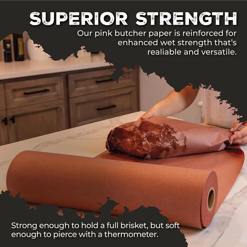 Peachy's Paper BBQ Butcher Paper Roll 175 ft. L X 24 in. W
