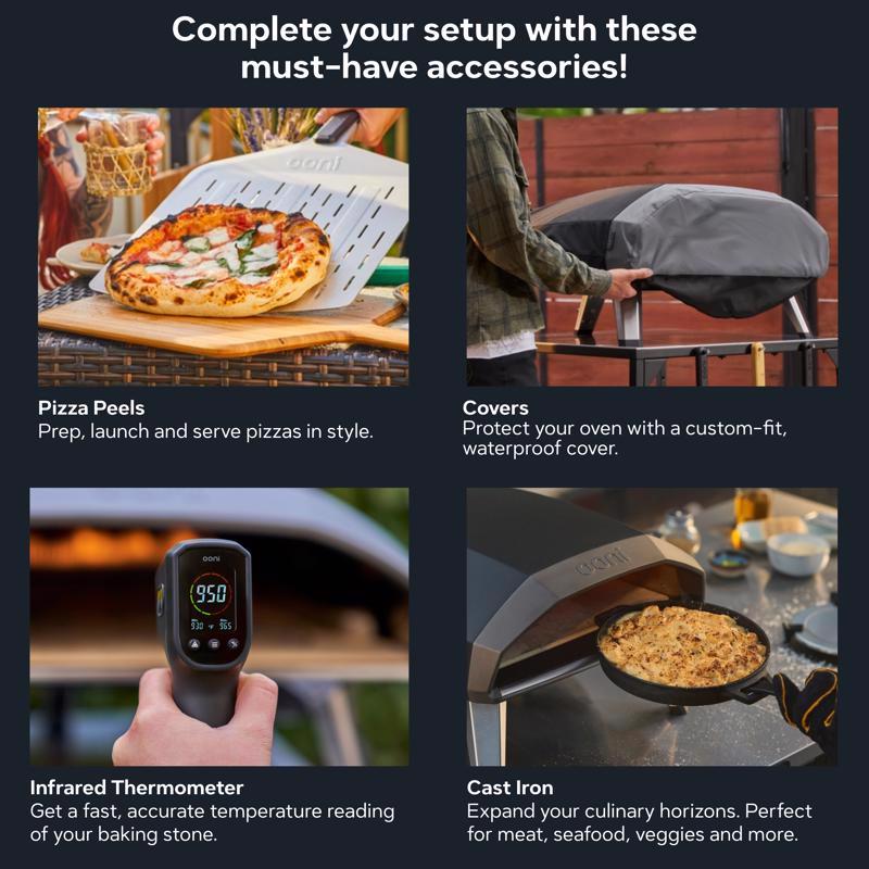 Ooni Koda 16 Propane Gas Outdoor Pizza Oven Black