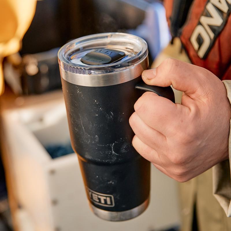 YETI Rambler 20 oz Black BPA Free Travel Mug
