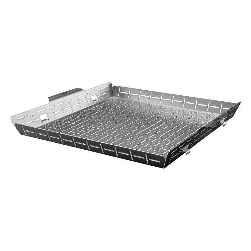 Weber Crafted Stainless Steel Roasting Basket 19 in. W