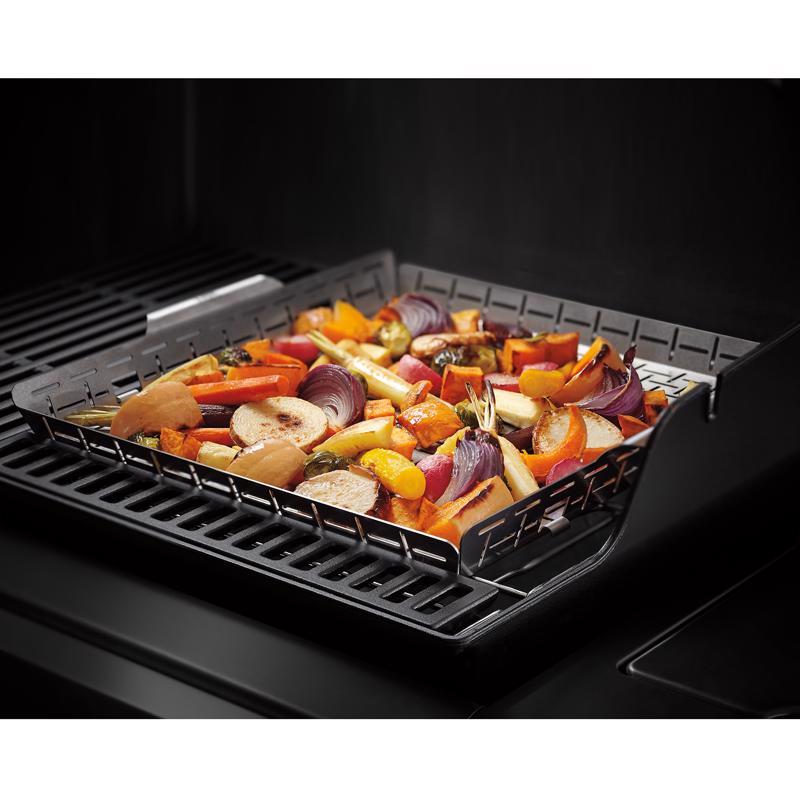 Weber Crafted Stainless Steel Roasting Basket 19 in. W