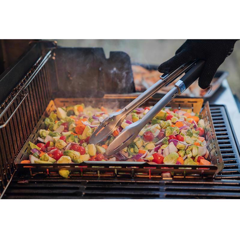 Weber Crafted Stainless Steel Roasting Basket 19 in. W