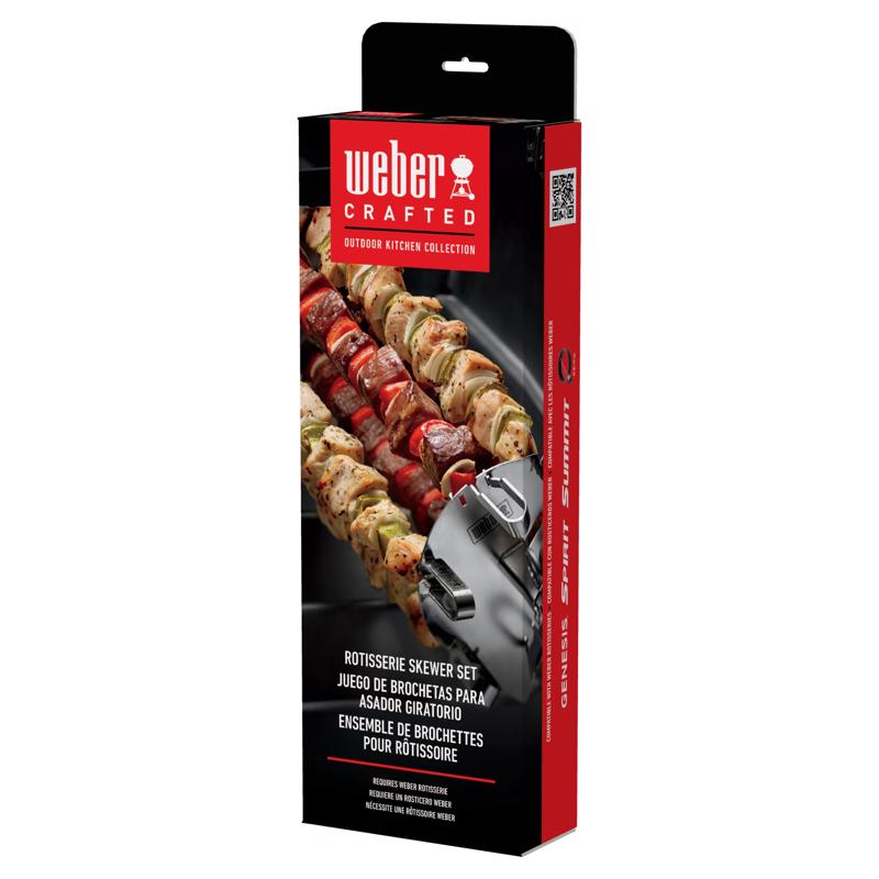 Weber Crafted Stainless Steel Skewer 5.3  L X 17.7 in. W 6