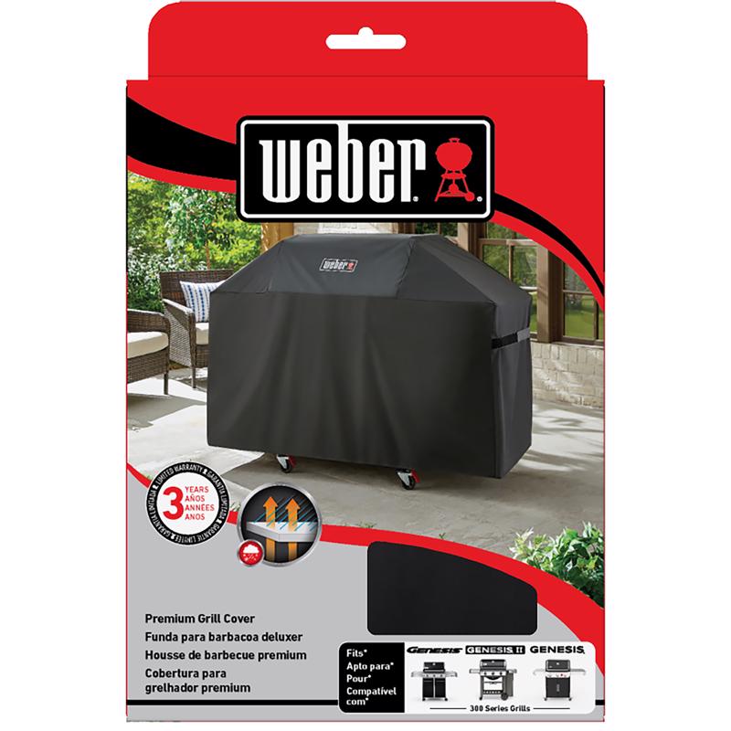 Weber Genesis and Genesis II 300 Series Black Grill Cover